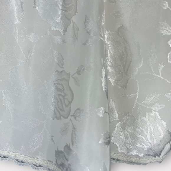 Vintage Floral Rose Lace Cami Tank Top‎ Cream w/ Measurements Impromptu Kasara - Picture 5 of 8